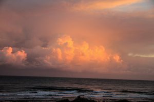 sunset in port edward